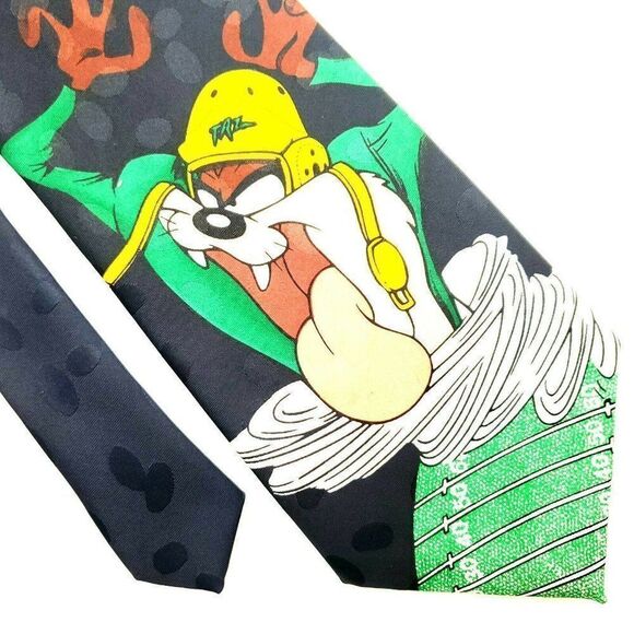 Looney Tunes Mania Vintage 1995 Tie‎ Polyester Blul - Picture 1 of 6